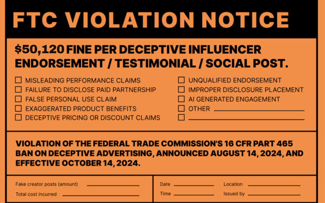 FTC Consumer Reviews Rule: A Comprehensive Guide for Honest Influencer Marketing